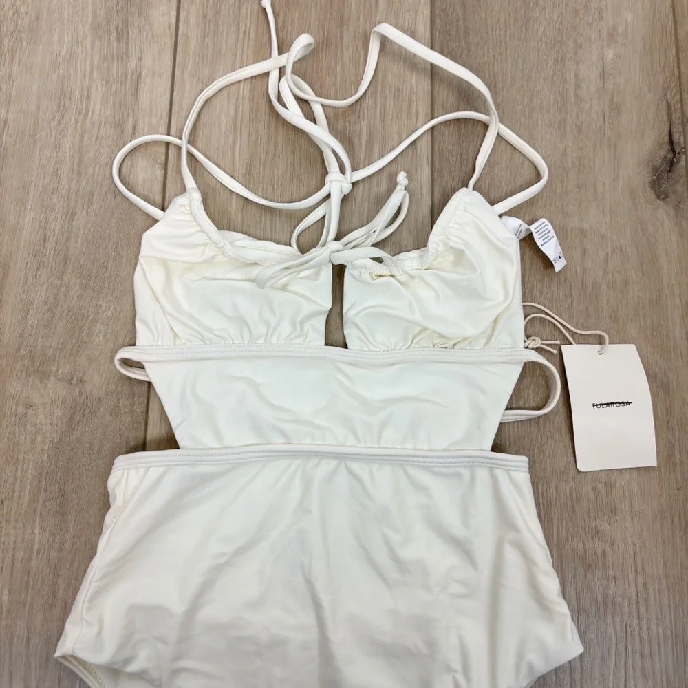 Tularosa Thea One Piece in Ivory Size XS